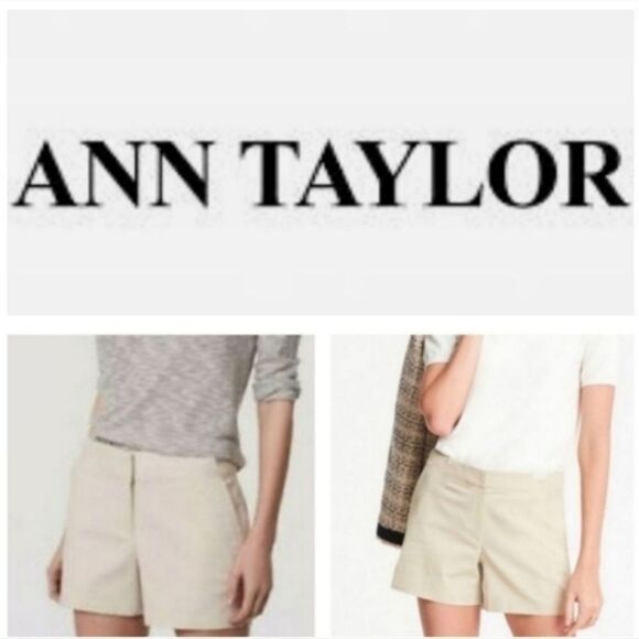 Ann Talyor Signature Khaki Shorts - Picture 1 of 16